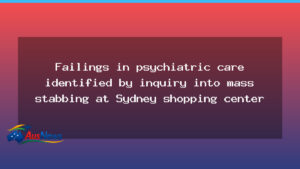 Inquiry identifies psychiatric care failings after Sydney mass stabbing - inquiry identifies psychiatric