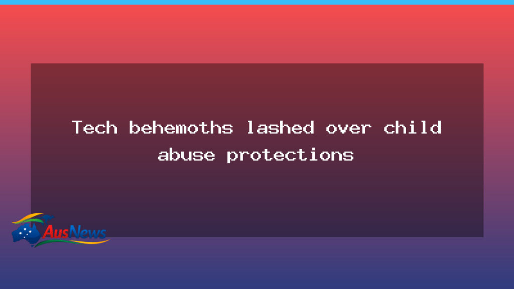 Tech giants grilled over online child protection measures - tech giants grilled