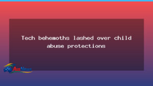 Tech giants grilled over online child protection measures - tech giants grilled