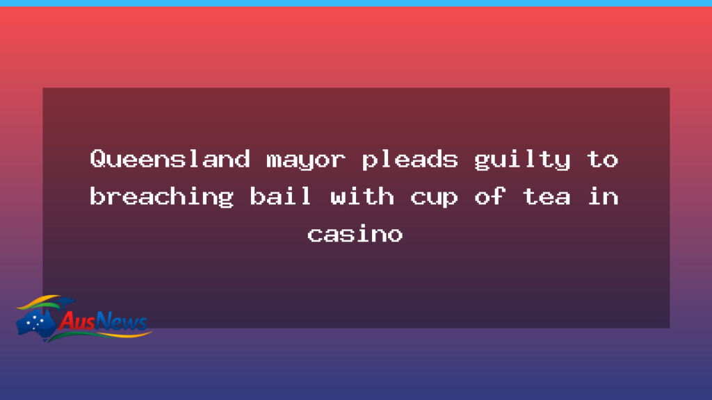 Queensland mayor pleads guilty to bail breach in casino tea - queensland mayor pleads