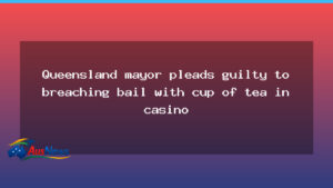 Queensland mayor pleads guilty to bail breach in casino tea - queensland mayor pleads
