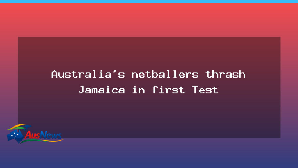 Diamonds overpower Jamaica in first Test in Adelaide - diamonds overpower jamaica