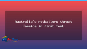 Diamonds overpower Jamaica in first Test in Adelaide - diamonds overpower jamaica