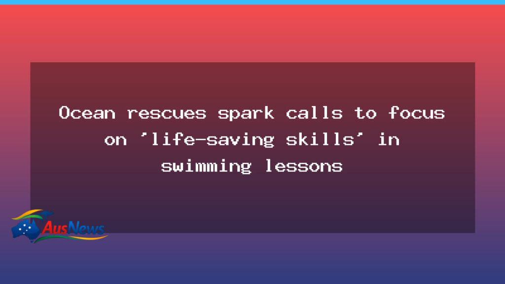 Ocean rescues spur calls for survival-focused swimming lessons in WA - ocean rescues spur