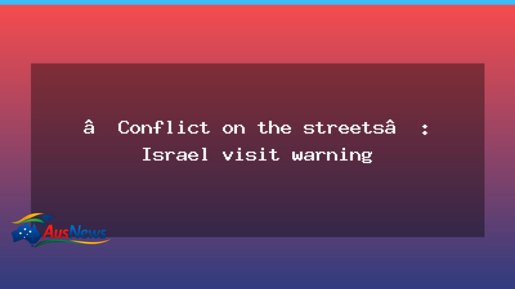 Warning of heavy police presence before Sydney protests during Israeli president’s visit - warning heavy police