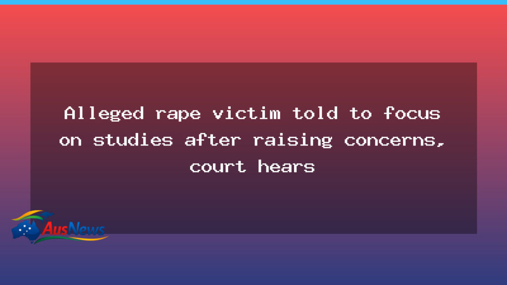 Historic Hobart case: alleged rape victim told to focus on studies - historic hobart case
