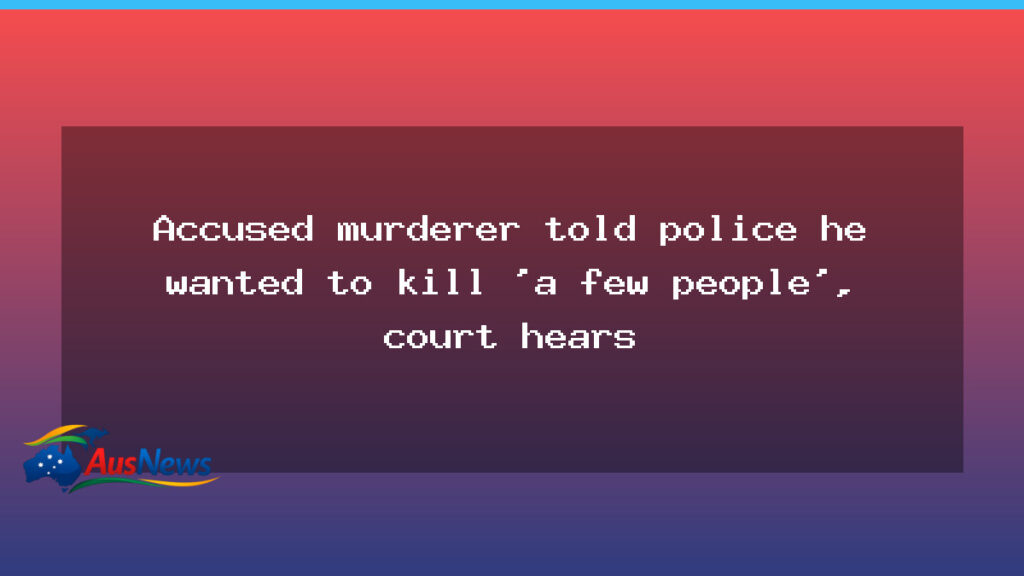 Adelaide murder trial: court hears police interview on alleged intent - adelaide murder trial