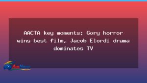 Horror wins Best Film as Elordi-led TV dominates 2026 AACTAs - horror wins best