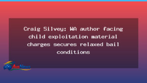 WA author Craig Silvey secures relaxed bail amid charges - author craig silvey
