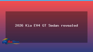 Kia EV4 GT sedan revealed: could Australia be next halo model? - kia ev4 sedan
