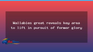 Wallabies great identifies key area to lift in pursuit of former glory - wallabies great identifies