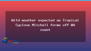 Wild weather forecast as Tropical Cyclone Mitchell forms off Western Australia coast - wild weather forecast