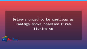 Drivers urged to slow down as roadside grass fires flare up on Victorian roads - drivers urged slow