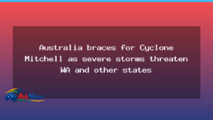 Cyclone Mitchell looms as severe weather threatens Australia - cyclone mitchell looms
