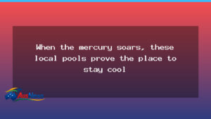 Local pools stay cool as heat taps regional towns across Australia - local pools stay