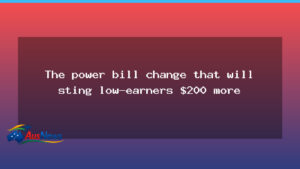 Power bill tweak could cost low earners hundreds under regulator proposal - power bill tweak