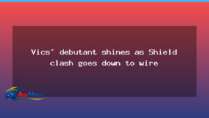 Brasher shines as Victoria pushes Shield clash to the wire at the MCG - brasher shines victoria