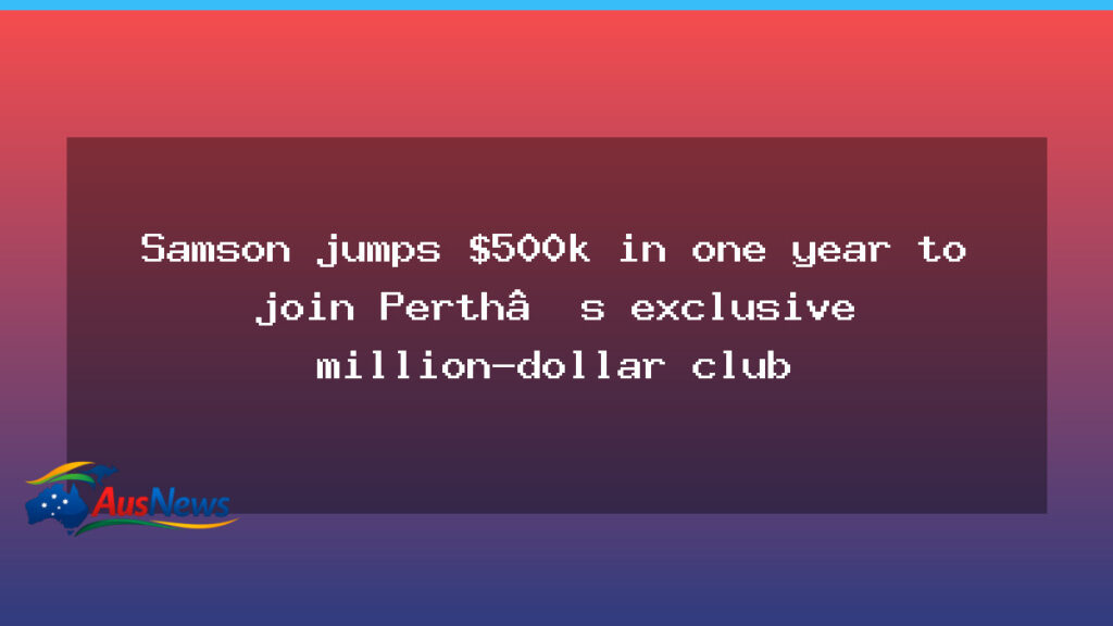 Perth property surge lifts homes into seven-figure territory in a year - perth property surge