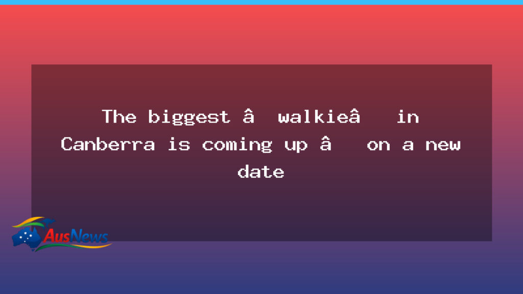 Canberra Paws Walk returns on a new date this May - australian capital territory