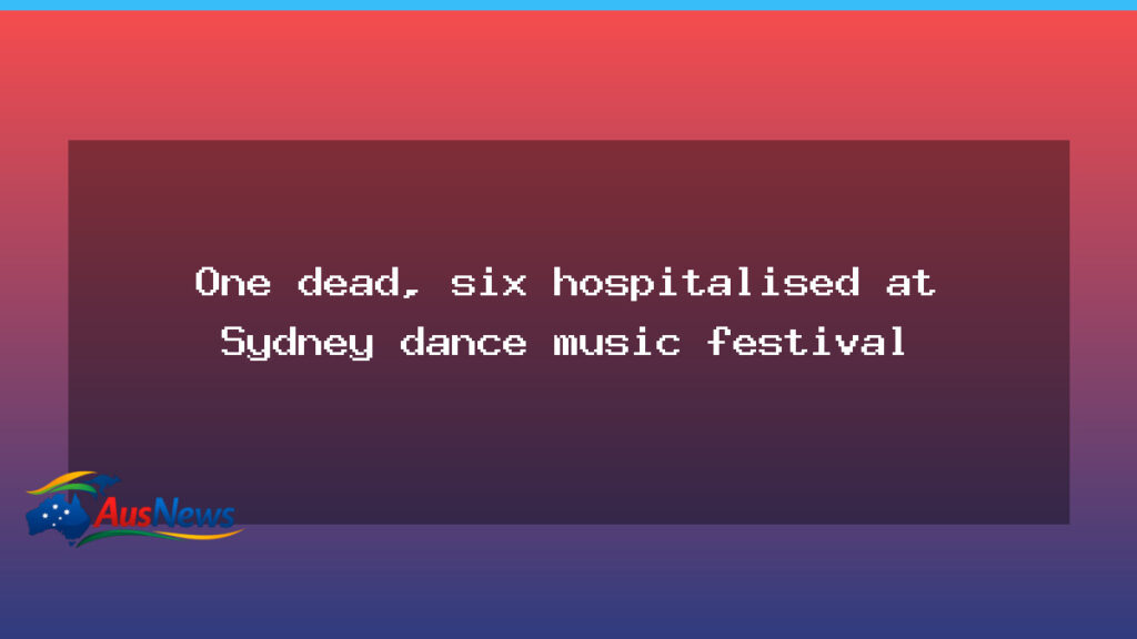 Sydney dance festival tragedy leaves one dead, six hospitalised - sydney dance festival