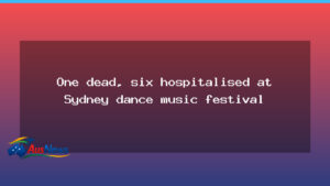 Sydney dance festival tragedy leaves one dead, six hospitalised - sydney dance festival