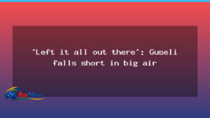 Guseli falls short in Olympic big air, finishes 10th - guseli falls short