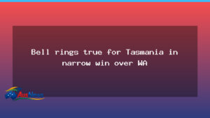 Gabe Bell leads Tasmania to a tight Sheffield Shield win over WA - gabe bell leads