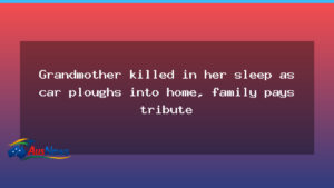 Perth grandmother killed as car crashes into Rivervale home; family pays tribute - perth grandmother killed