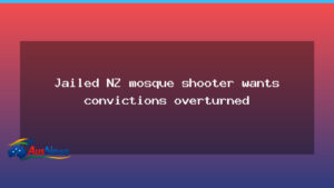 Jailed Christchurch mosque shooter appeals convictions and life sentence - jailed christchurch mosque