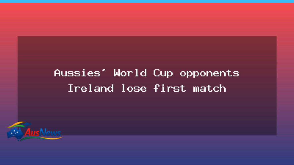 Ireland lose opener as Sri Lanka beat them in Colombo - ireland lose opener