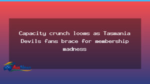 Capacity squeeze looms as Tasmania Devils prep for 2028 membership rush - capacity squeeze looms