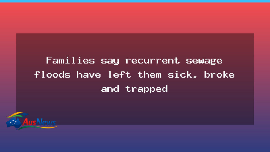 Lowood families battle recurrent sewage floods as heavy rain returns - lowood families battle