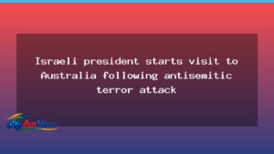 Israeli president begins four-day Australia visit - israeli president begins