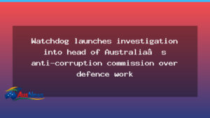 Inquiry opens into NACC chief over defence-related work - inquiry opens into