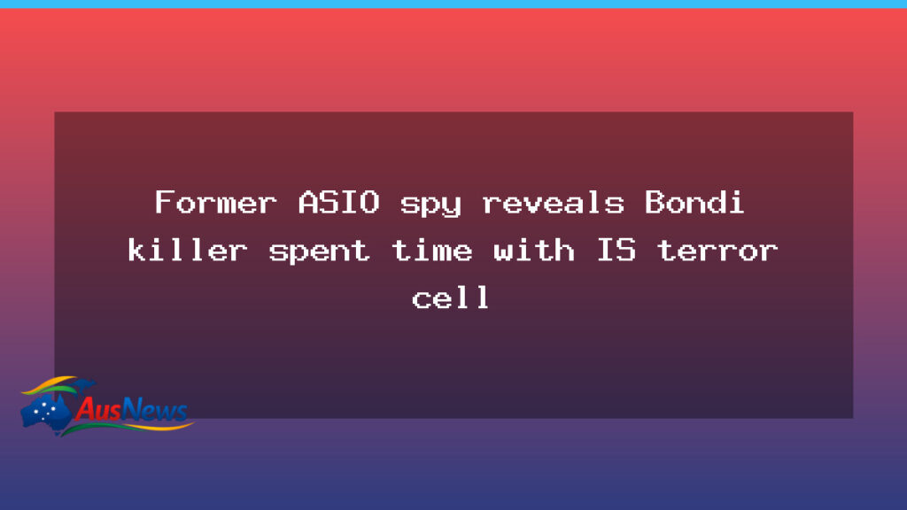 Former ASIO spy alleges Bondi killer spent time with IS terror cell - former asio spy