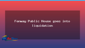 Fenway Public House enters liquidation - fenway public house