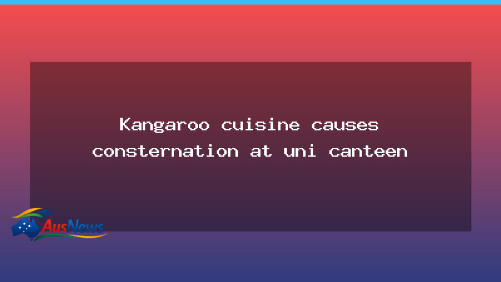 Australian flavours on German campus menu sparks debate - australian flavours german