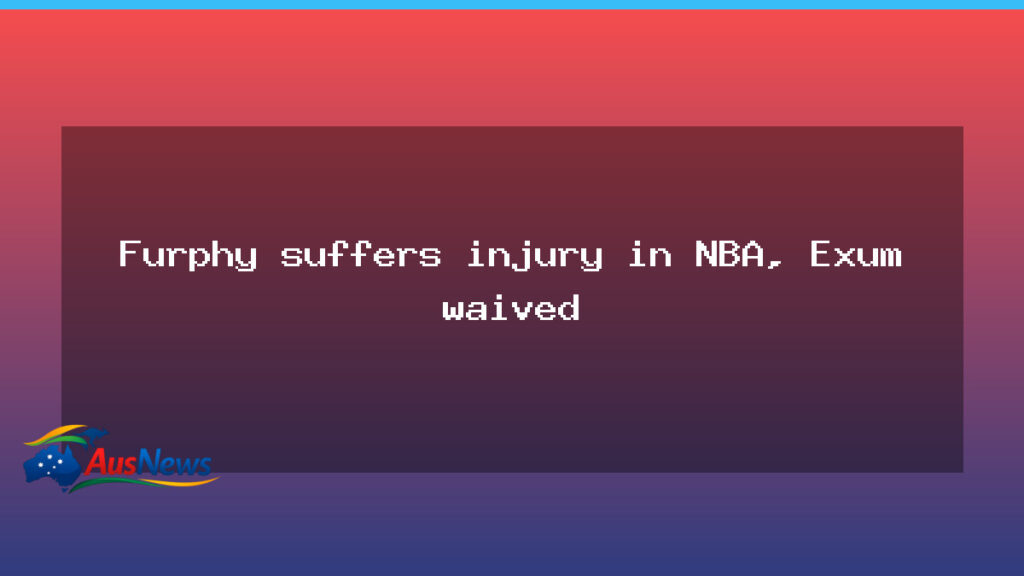 Furphy knee injury hits Pacers; Exum waived amid slump - furphy knee injury