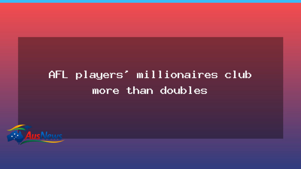 AFL top earners’ salaries surge amid club spending debate - afl top earners