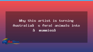 WA artist Abdul-Rahman Abdullah turns Australia’s feral animals into mummies - artist abdul-rahman abdullah