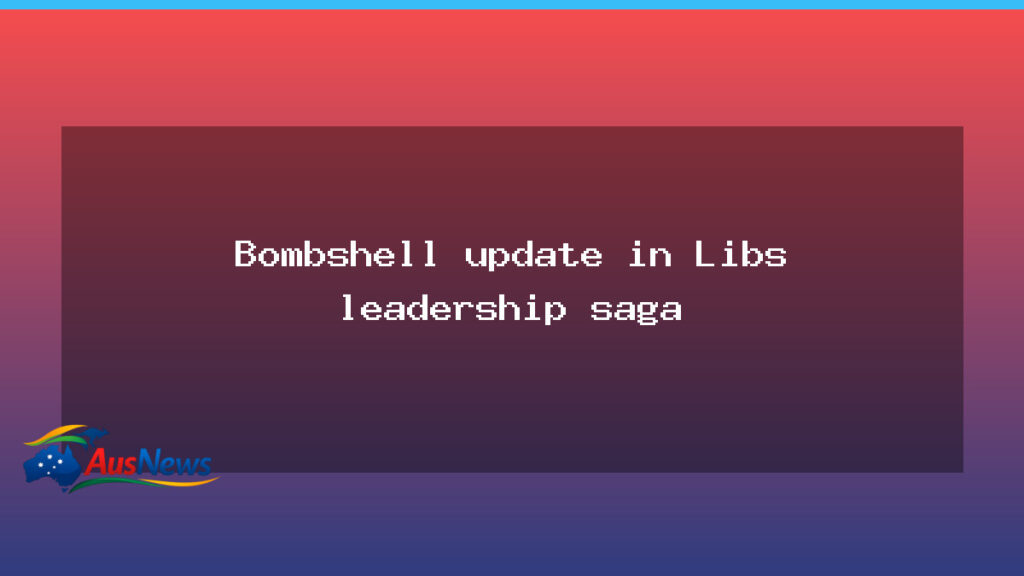 New twists in Liberal leadership bid over Angus Taylor - new twists liberal