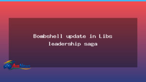 New twists in Liberal leadership bid over Angus Taylor - new twists liberal