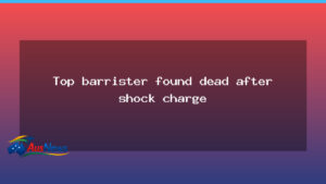 Sydney barrister dies weeks after child material charge - sydney barrister dies