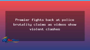 NSW Premier defends police actions amid Herzog protest clashes - nsw premier