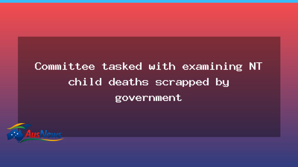 NT government disbands child deaths review committee, raising concerns over oversight gaps - government disbands child