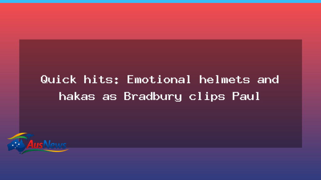 Winter Games quick hits: Bradbury Paul moment and haka highlight - winter games quick