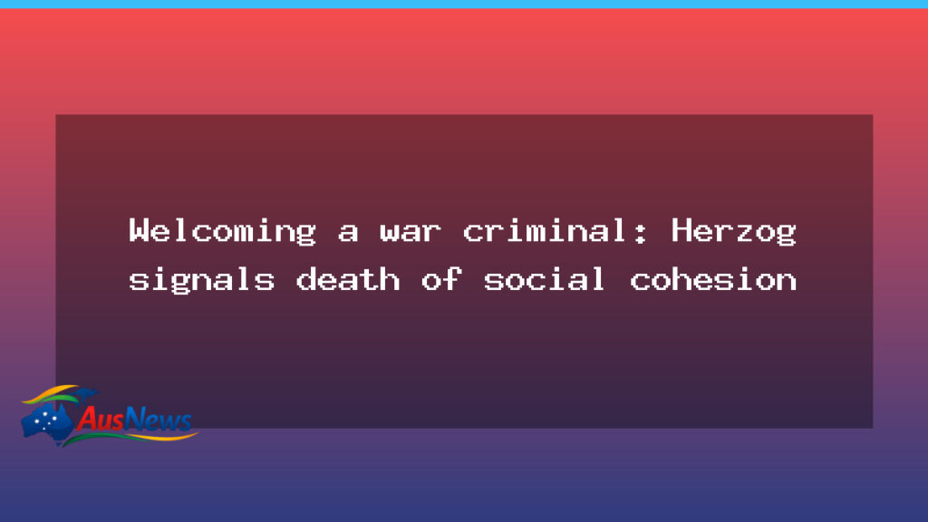 Inviting Herzog: a spark in the national cohesion debate - inviting herzog spark