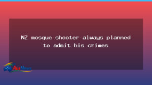 Mosque attacker planned to plead guilty, labelled terrorist - mosque attacker planned