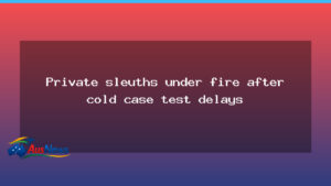 Private sleuths scrutinised as cold-case tests lag in long‑running missing girls inquiry - private sleuths scrutinised