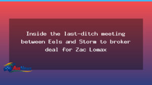 Eels and Storm hold last-ditch Sydney talks to broker Zac Lomax deal - eels storm hold